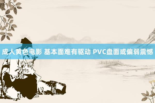 成人黄色电影 基本面难有驱动 PVC盘面或偏弱震憾